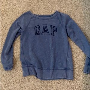 Gap blue long sleeve top